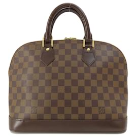 Louis Vuitton-Bolsa de mão Alma Damier Ebene N51131 da Louis Vuitton-Damier ebene