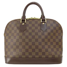 Louis Vuitton-Bolsa de mão Alma Damier Ebene N51131 da Louis Vuitton-Damier ebene