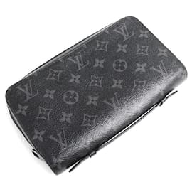 Louis Vuitton-Louis Vuitton Zippy XL Long Wallet-Black,Monogram