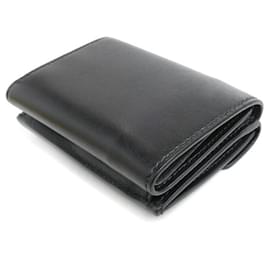 Fendi-Fendi F's Compact Tri-fold Wallet-Black