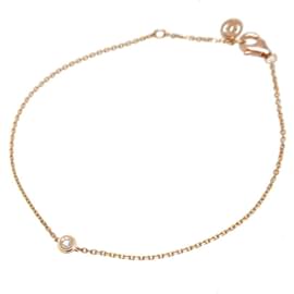 Cartier-Pulseira D'Amour para mulheres com diamante Cartier 0,04 ct-Dourado