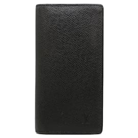 Louis Vuitton-Louis Vuitton Taiga Long Bill Wallet-Black