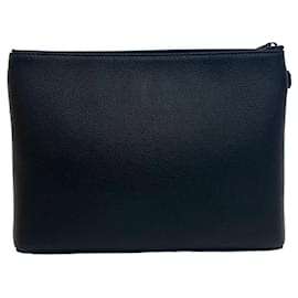 Louis Vuitton-Louis Vuitton Aerogram Pochette Clutch Bag-Black