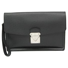 Louis Vuitton-Louis Vuitton Taiga Veraiya M32592 Men's Clutch Bag-Grey