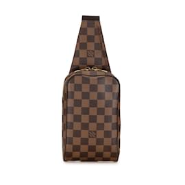 Louis Vuitton-Louis Vuitton Damier Geronimos Shoulder Bag-Brown