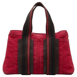 Hermès Borsa tote Hermes Troca Horizontal MM Marrone Rosso