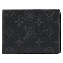 Louis Vuitton-Louis Vuitton Monogram Eclipse Bi-fold Wallet-Black