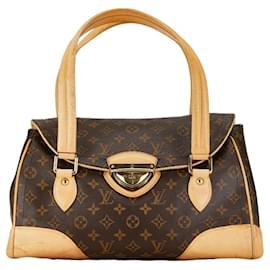 Louis Vuitton-Louis Vuitton Monogram Beverly GM Handtasche-Braun,Schwarz,Monogramm