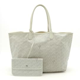 Goyard-Goyard Saint Louis PM Tote Bag-Brown,White