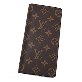 Louis Vuitton-Louis Vuitton Monogram Portefeuille Brazza Bi-fold Long Wallet-Monogram