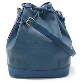 Louis Vuitton-Bolsa de Ombro Noé Epi Louis Vuitton-Azul