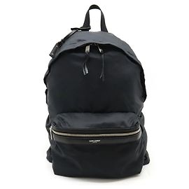Yves Saint Laurent Foldable City Backpack Black