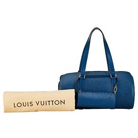 Borsa Epi Soufflot Louis Vuitton Blu