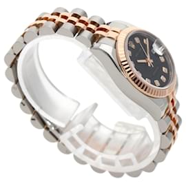 Rolex-Montre-bracelet Rolex Datejust noire-Noir