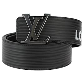 Louis Vuitton-Louis Vuitton LV Initial 40MM Reversible Belt-Black