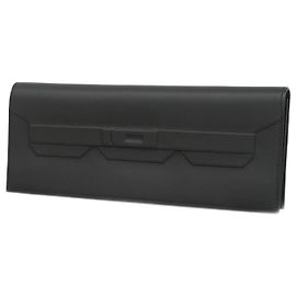Hermès Hermes Clutch Bag Shadow Birkin U Stamp Swift Black Black