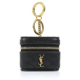 Saint Laurent-Saint Laurent Leather AirPods Pro Case-Black