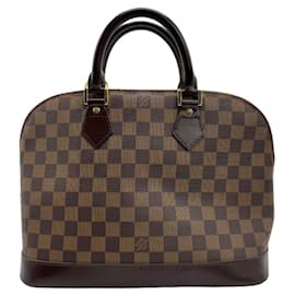 Louis Vuitton-Bolsa de mão Damier Alma Louis Vuitton-Damier ebene