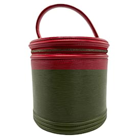 Louis Vuitton-Louis Vuitton Epi Cannes Handbag-Red