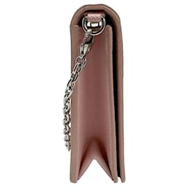 Louis Vuitton-Louis Vuitton Epi Chain Wallet in Rose Ballerine-Pink