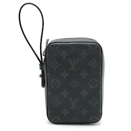 Louis Vuitton-Louis Vuitton Monogram Eclipse Box Clutch Handbag-Other