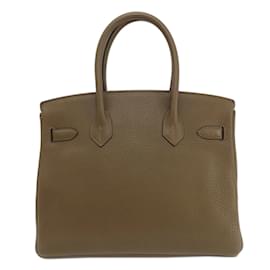 Hermès-Hermes Birkin 30 Taupe Handbag-Taupe