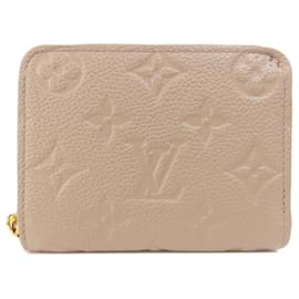 Louis Vuitton-Louis Vuitton Zippy Coin Purse Tourterelle-Beige