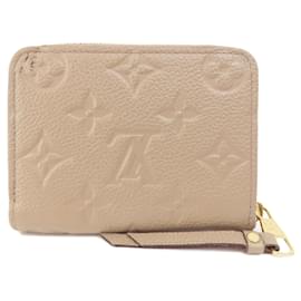 Louis Vuitton-Louis Vuitton Zippy Coin Purse Tourterelle-Beige