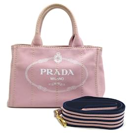 Prada-Prada CANAPA Tote Women's Handbag-Pink