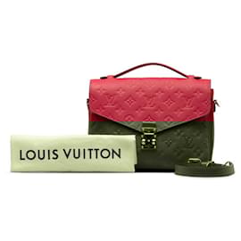 Louis Vuitton-Louis Vuitton Monogram Empreinte Pochette Metis MM Handbag-Pink,Monogram