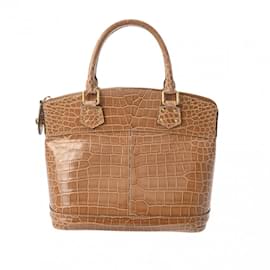 Louis Vuitton-Louis Vuitton Lockit PM Handbag-Beige,Khaki