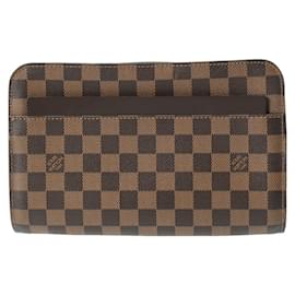 Louis Vuitton-Pochette Saint Louis Damier Marron Louis Vuitton-Marron