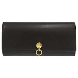 Fendi-Fendi By The Way Continental Leather Long Wallet-Black
