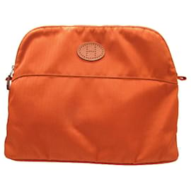 Hermès-Pochette Bolide GM en toile orange-Orange