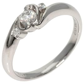 Céline-Celine Diamond Band Ring in Platinum-Other