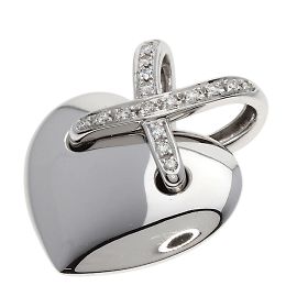 Pendentif Chaumet Liens de TOP en or blanc 18K Doré
