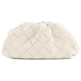 Bottega Veneta-Bottega Veneta Le Pouch Porte-Monnaie-Blanc