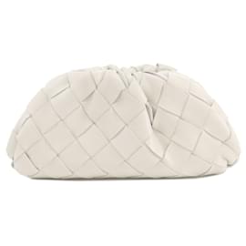 Bottega Veneta-Bottega Veneta Le Pouch Porte-Monnaie-Blanc