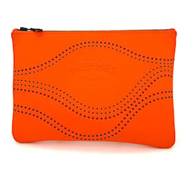 Hermès-Sac à main Hermes Neoban Wave MM-Orange