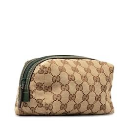 Gucci-Pochette en toile GG Gucci-Beige,Vert