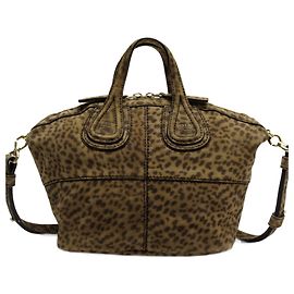 Givenchy Nightingale Micro Suede Handbag Brown