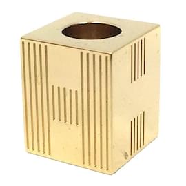 Hermès-Anneau de foulard en or Hermes-Doré