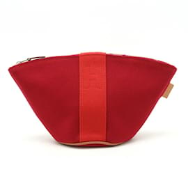 Hermès-Pochette Mini Trousse Palmyre Hermes-Rouge