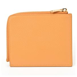 Céline-Celine L-Shaped Coin Purse in Orange and Pink-Pink,Orange