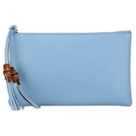 Gucci-Sac à main Gucci Bamboo-Bleu clair