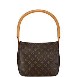 Louis Vuitton-Louis Vuitton Monogram Looping MM Shoulder Bag-Brown