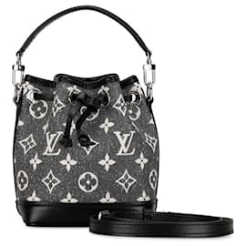 Louis Vuitton-Louis Vuitton Monogram Jacquard Nano Noe Handbag-Brown,Black