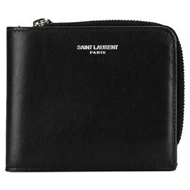 Portafoglio con zip East West Saint Laurent Nero