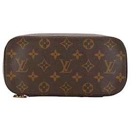 Louis Vuitton-Pochette Trussbrush GM Monogram Louis Vuitton-Marron