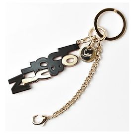 Porte-clés Christian Louboutin Noir Rouge